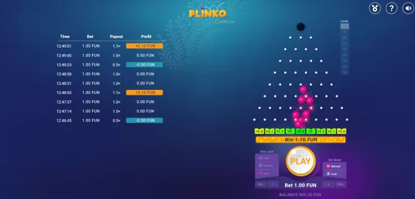 Plinko Bonus